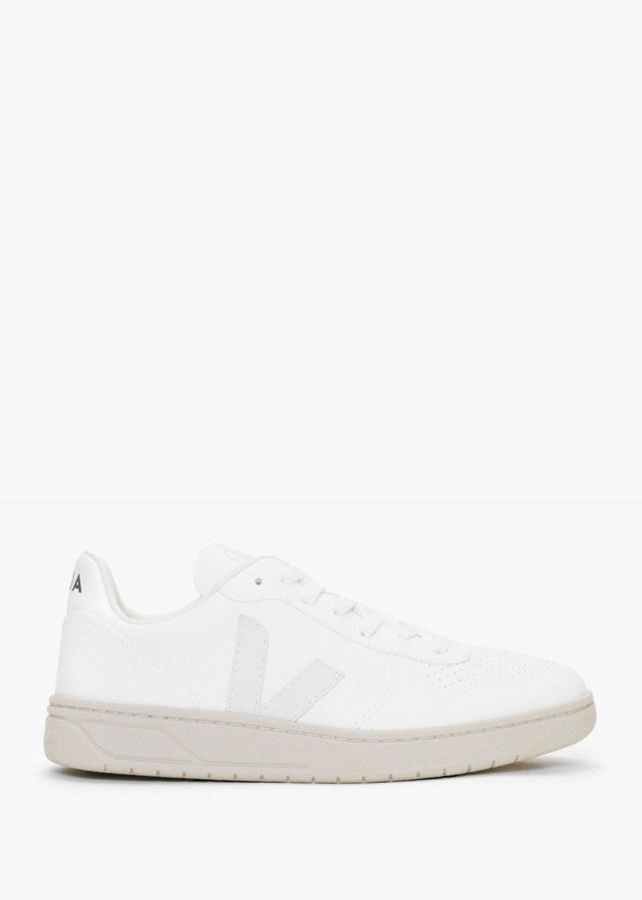 Womens VEJA Gifting | Womens V-10 C.W.L Vegan Trainers In All White