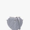 Womens COACH Crossbody Bags | Womens Heart Quilted Leather Cross-Body Bag In Grey Blue