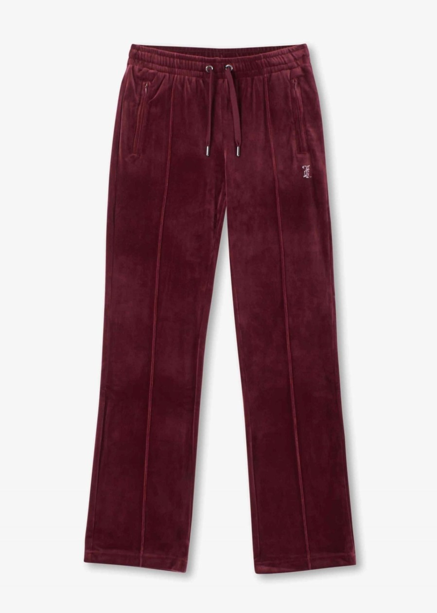 Womens JUICY COUTURE Trousers | Tina Track Pants With Diamonte In Tawny Port