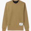 Mens BELSTAFF Sweatshirts & Hoodies | Mens Centenary Applique Label Sweatshirt In British Khaki