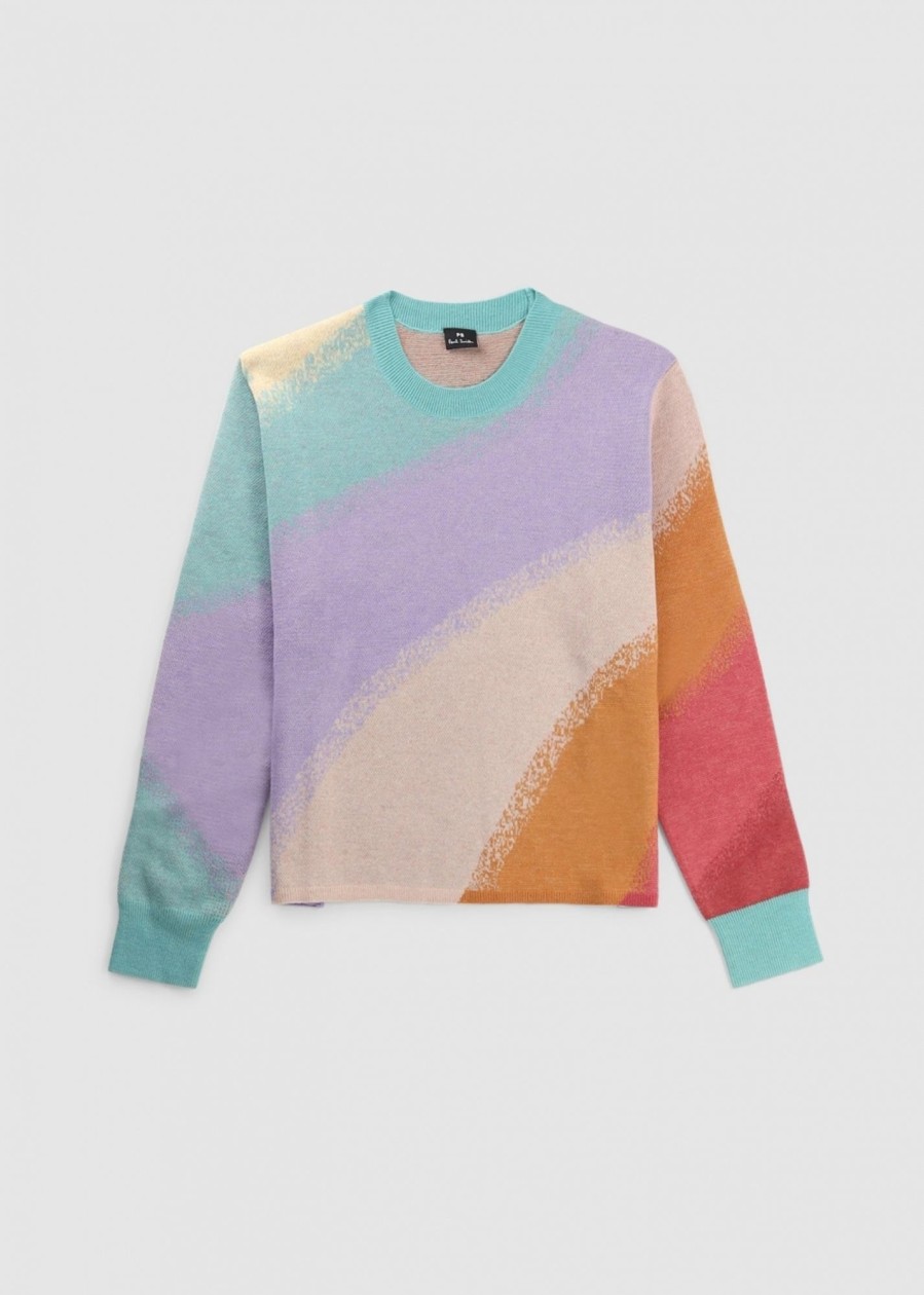 Womens PS PAUL SMITH Sweatshirts & Hoodies | Womens Pastel Swirl Jumper In Multi