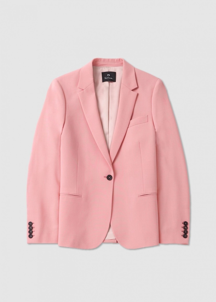 Womens PS PAUL SMITH Coats & Jackets | Ps Ps Paul Smith Single Breasted Wool Blazer