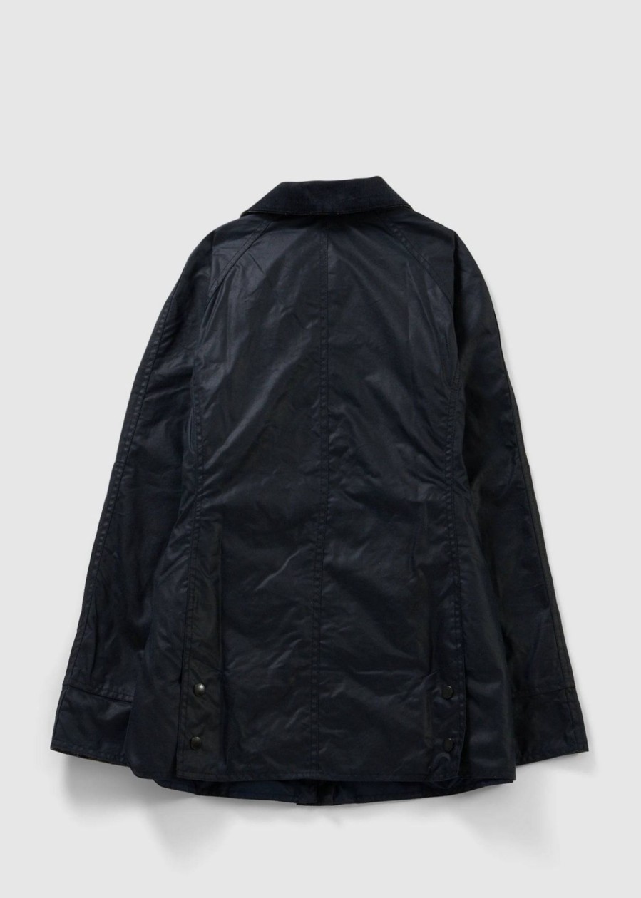 Womens BARBOUR Coats & Jackets | Womens Classic Beadnell Wax Jacket In Navy