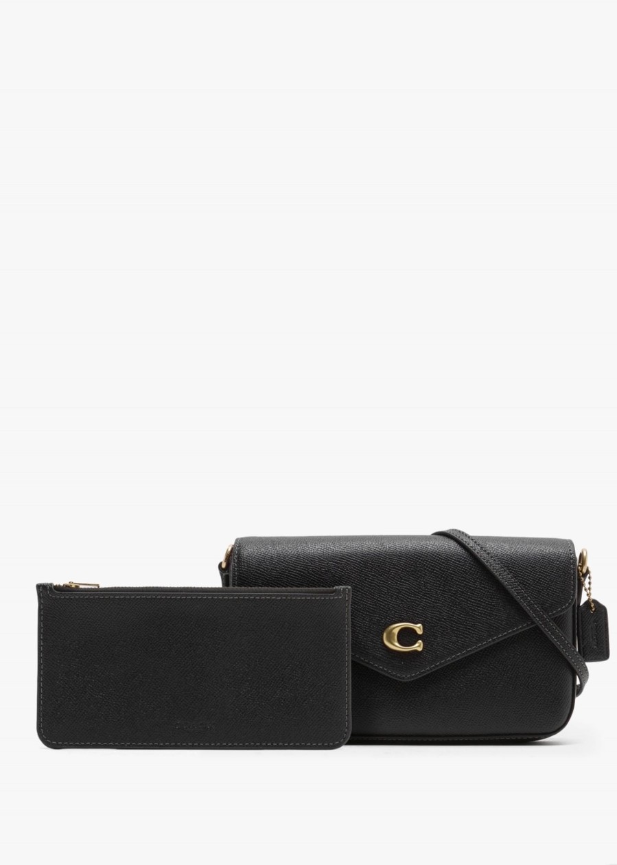 Womens COACH Crossbody Bags | Women'S Crossgrain Leather Cross-Body Bag In Black