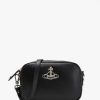 Womens VIVIENNE WESTWOOD Gifting | Vivienne Westwood Women'S Anna Camera Vegan Black Cross Body Bag