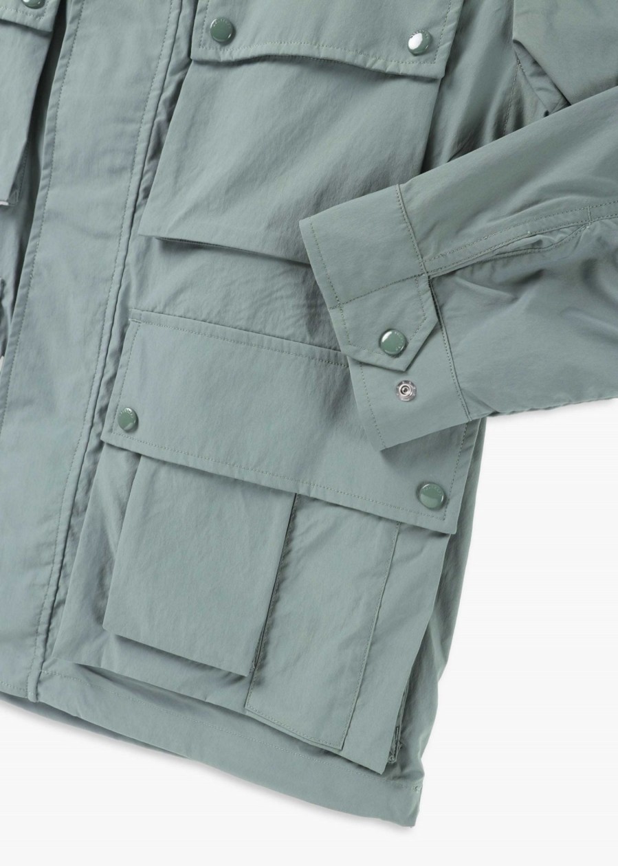 Mens BELSTAFF Coats & Jackets | Mens Castmaster Parka In Dark Mineral Green