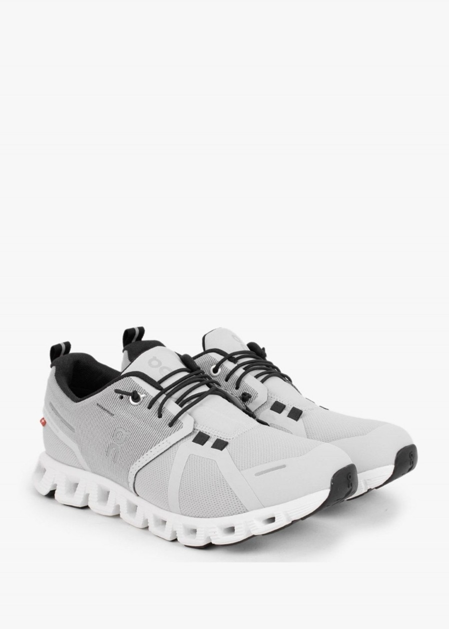 Womens ON RUNNING Trainers | Cloud 5 Waterproof Glacier White Trainers