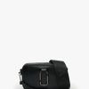 Womens MARC JACOBS Crossbody Bags | Women'S The Snapshot Dtm Black Leather Camera Bag In Black