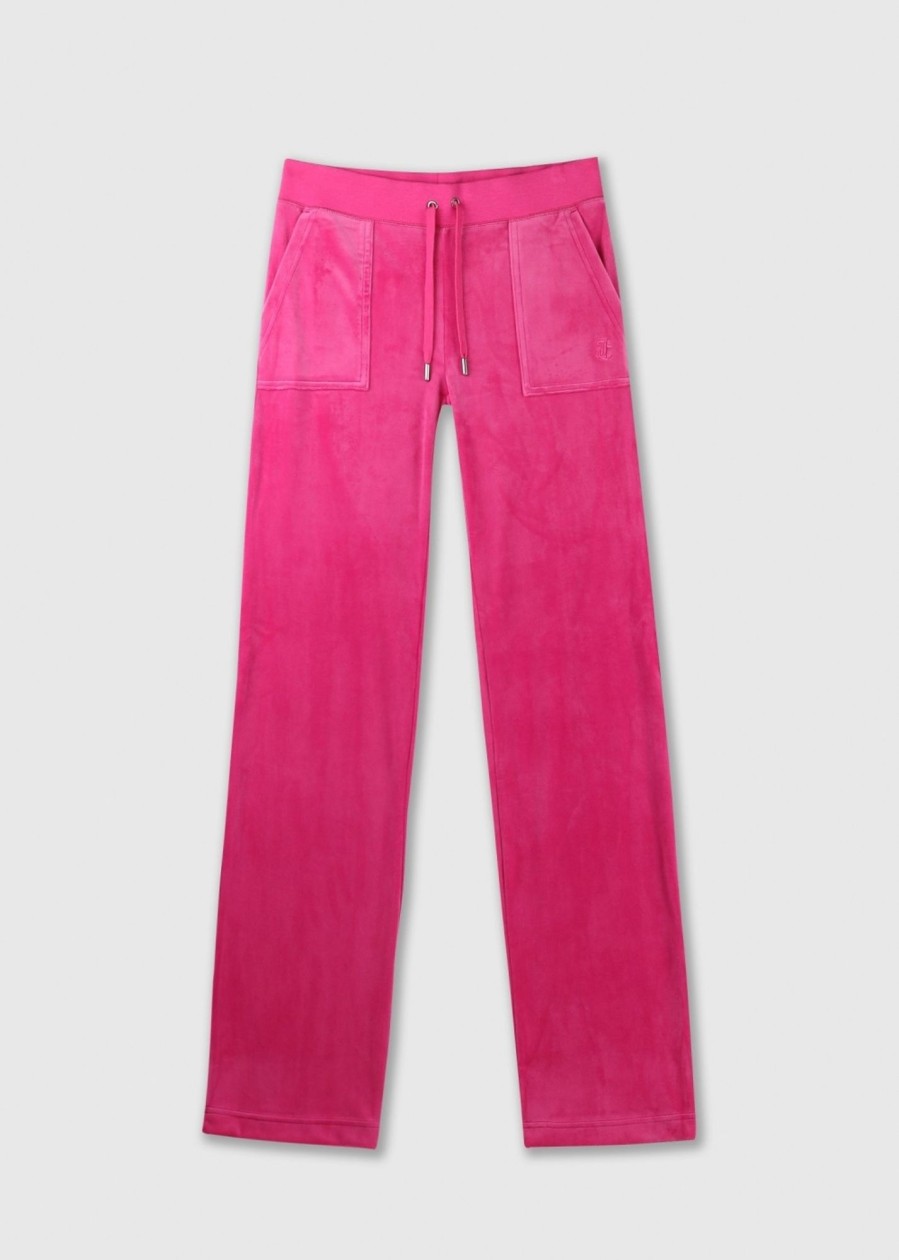 Womens JUICY COUTURE Trousers | Womens Del Ray Track Pant In Raspberry Rose