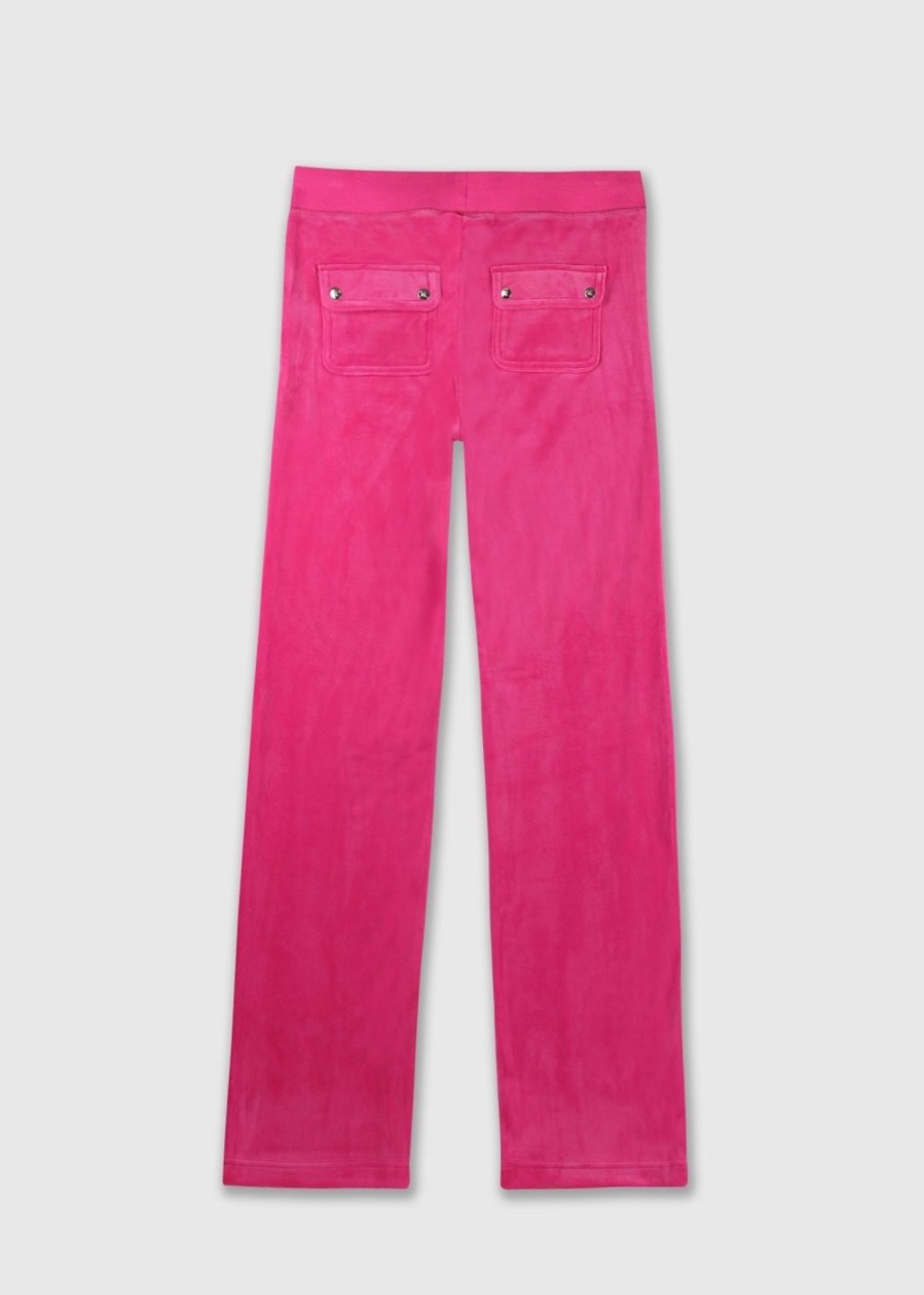 Womens JUICY COUTURE Trousers | Womens Del Ray Track Pant In Raspberry Rose