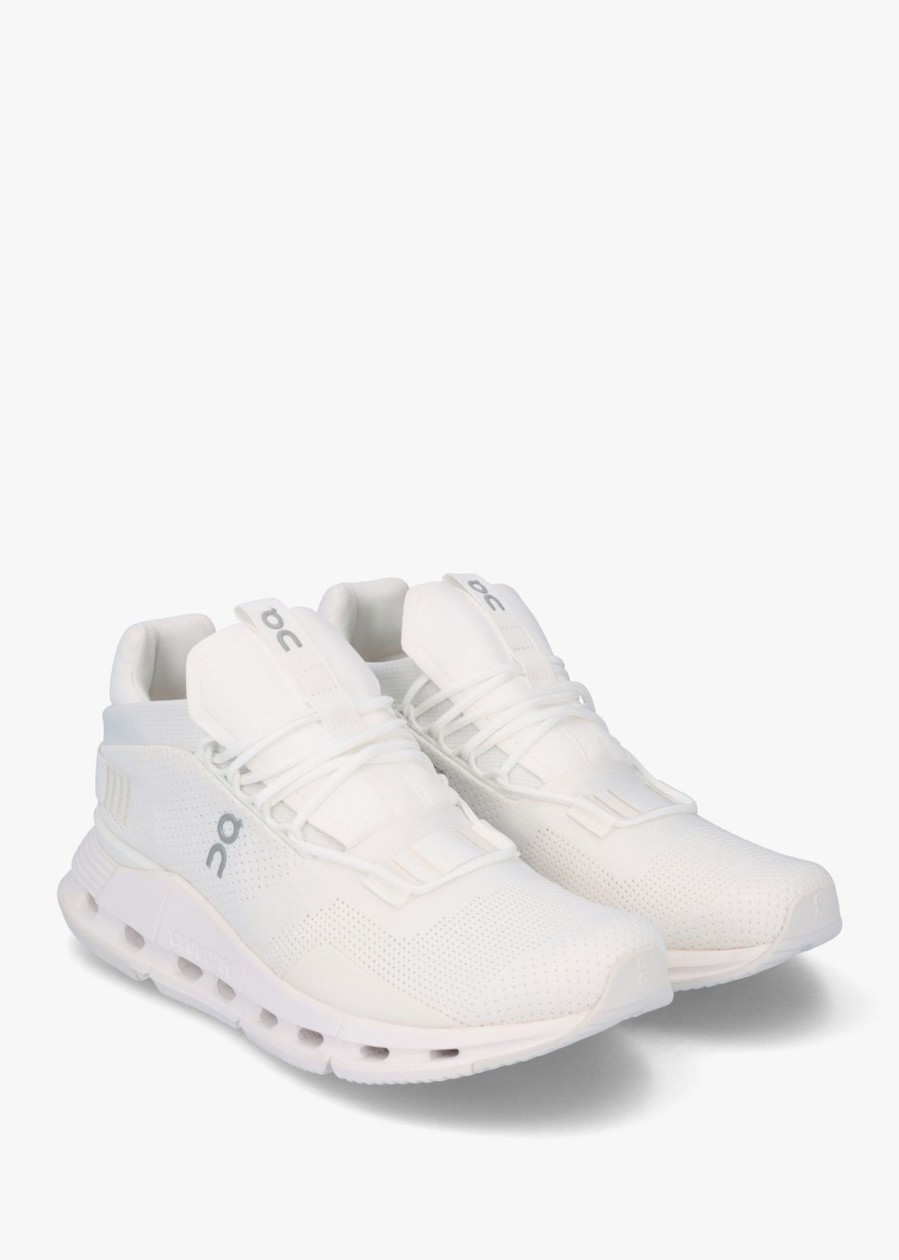 Womens ON RUNNING Trainers | Womens Cloudnova Trainers In Undyed White