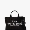 Womens MARC JACOBS Tote Bags | Women'S The Medium Black Canvas Tote Bag In Black