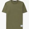 Mens REPLAY T-Shirts | Mens Print Short Sleeve T-Shirt In Light Military