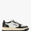 Womens AUTRY Trainers | Womens Medalist Low Leather Trainers In All Black