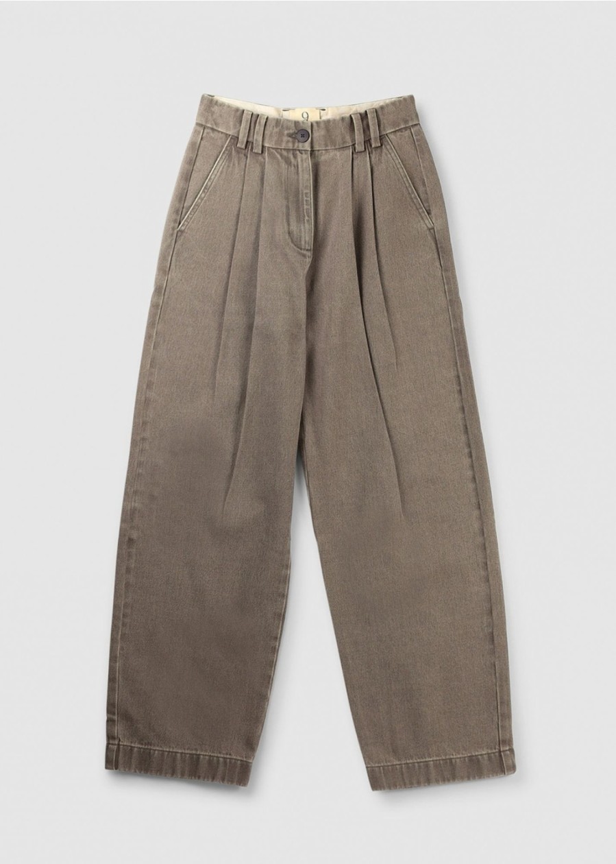 Womens NINETY PERCENT Trousers | Np Apollo Pleat Trousers