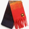 Womens REPLAY Gifting | Womens Gradient Tassel Scarf In Lips Red Multi