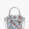 Womens VIVIENNE WESTWOOD Shoulder Bags | Womens Betty Mini Leather Tote Bag In Madras Check