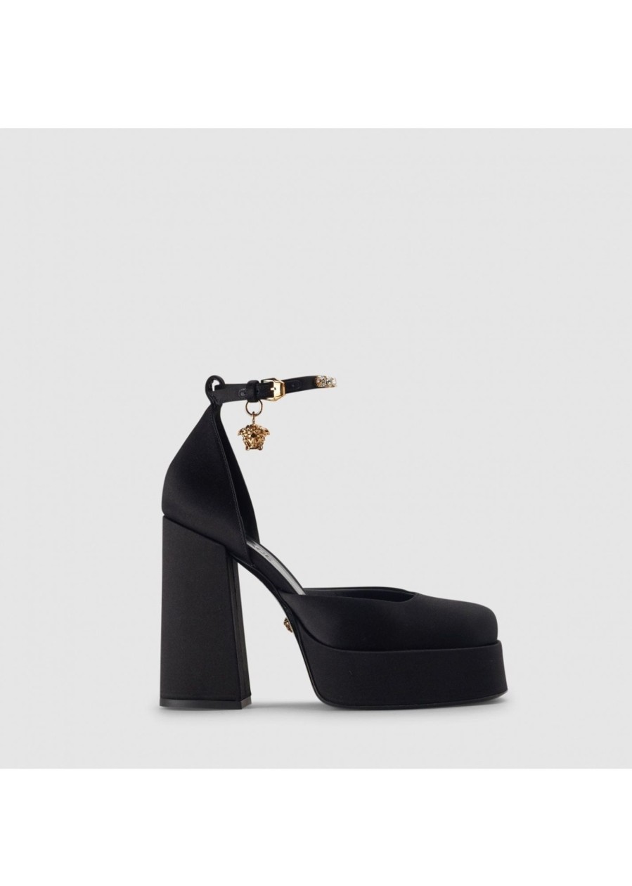 Womens VERSACE Heels | Versace Medusa Aevitas Single Platform Heels