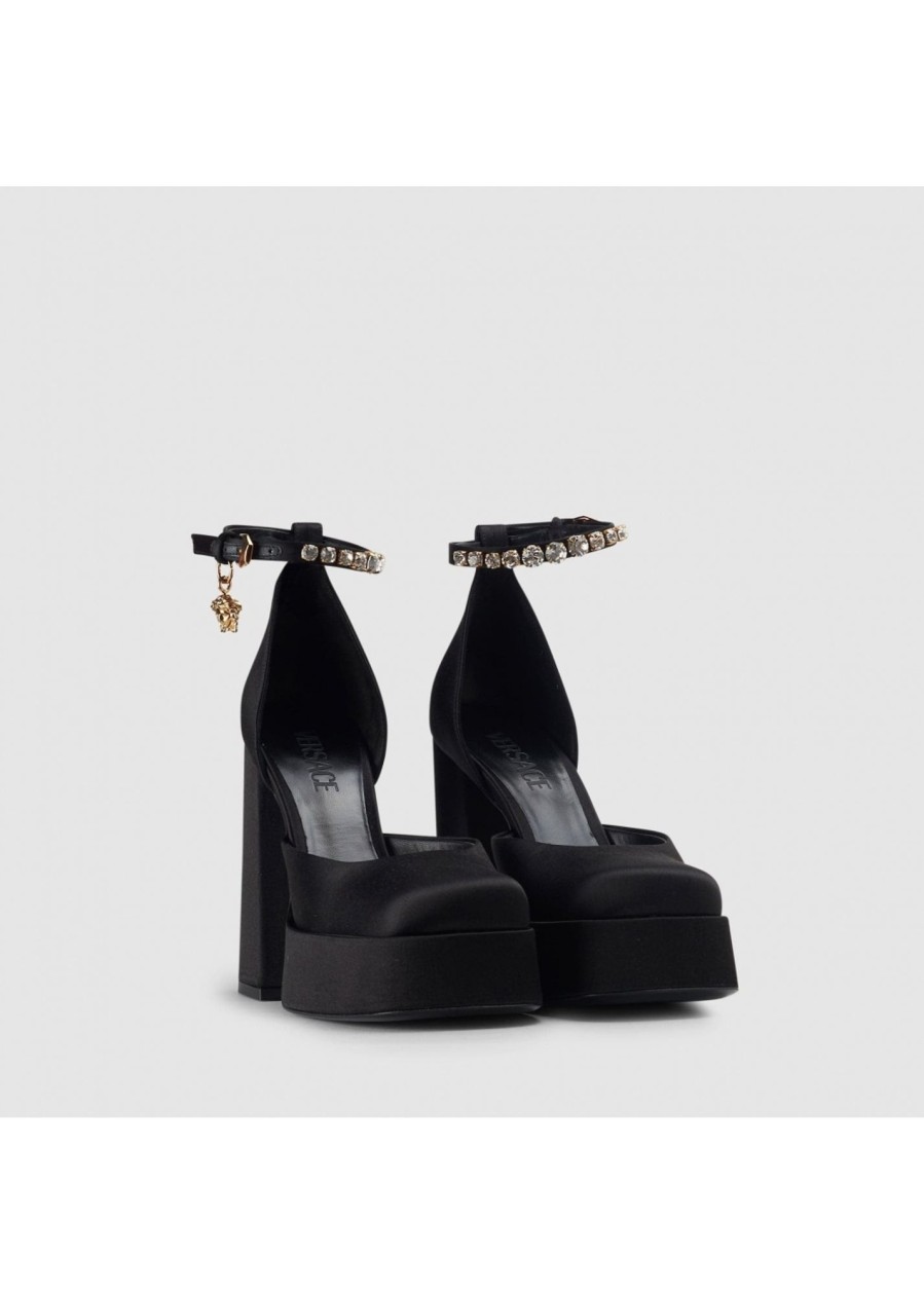 Womens VERSACE Heels | Versace Medusa Aevitas Single Platform Heels