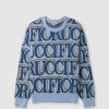 Womens FIORUCCI Knitwear | Fc Monogram Oversize Knit Jumper