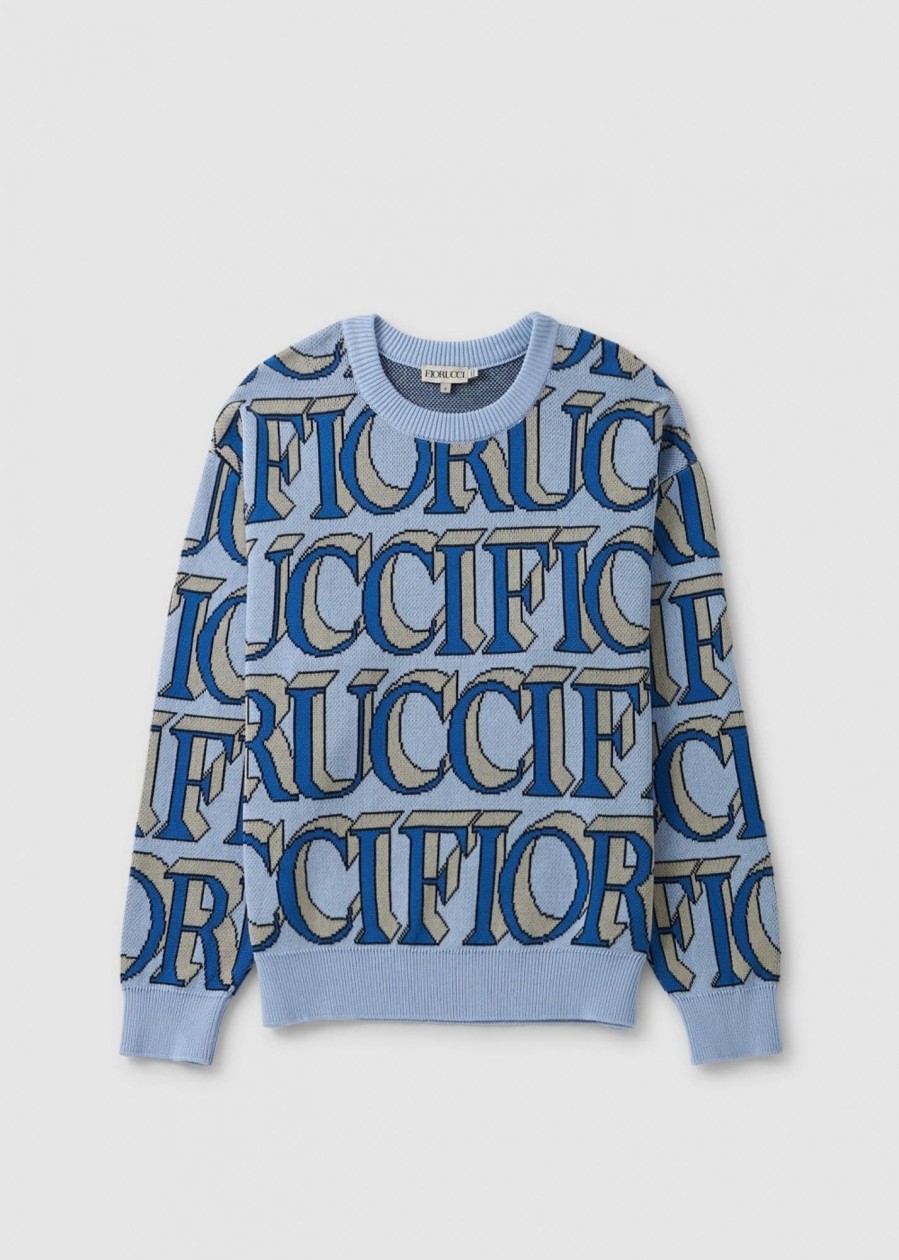 Womens FIORUCCI Knitwear | Fc Monogram Oversize Knit Jumper