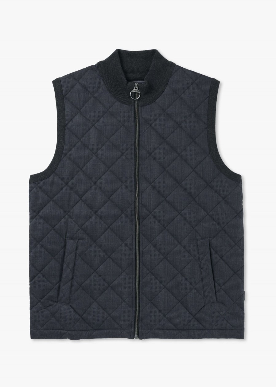 Mens BARBOUR Coats & Jackets | Mens Cresswell Gilet In Charcoal