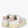 Womens VEJA Trainers | Womens V-12 Leather Trainers In Extra White Babe