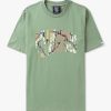 Mens BILLIONAIRE BOYS CLUB T-Shirts | Mens Camo Arch Logo T-Shirt In Green