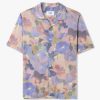 Mens WAX LONDON Shirts | Mens Didcot Short Sleeve Shirt In Botanic