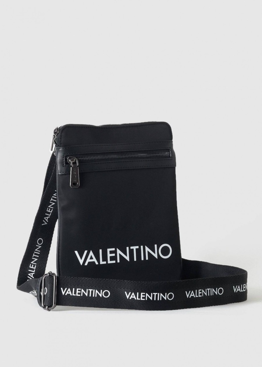 Mens VALENTINO Bags | Mens Kylo Large Crossbody Bag In Black