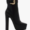 Womens VERSACE JEANS COUTURE Boots | Womens Fondo Hurley Platform Boots In Black