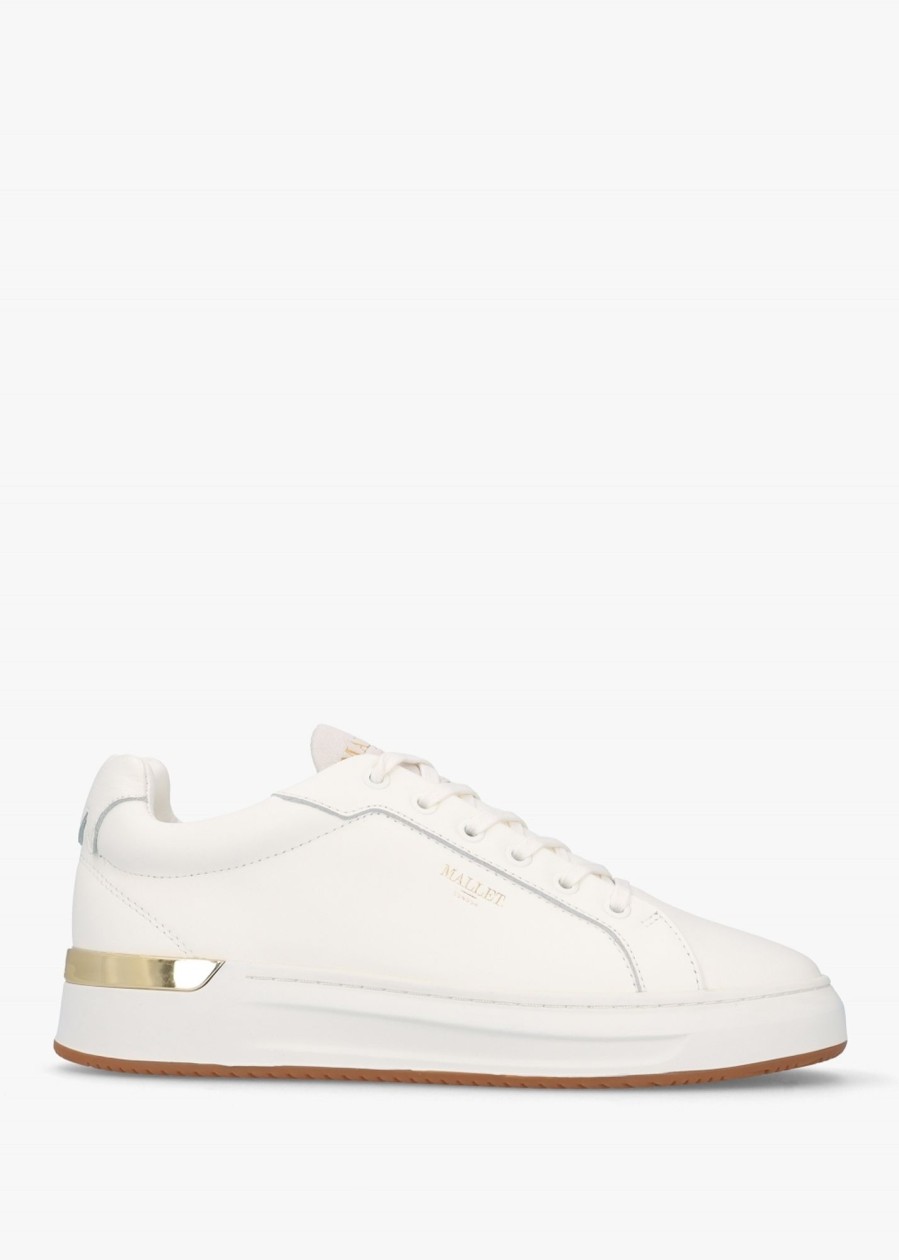 Mens MALLET Trainers | Mens Grftr Trainers In White