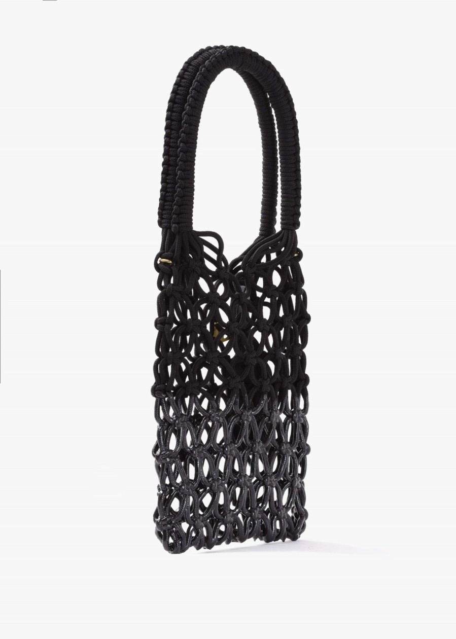 Womens VIVIENNE WESTWOOD Shoulder Bags | Womens Large Macrame Shoulder Bag In Black