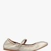 Womens SEE BY CHLOE Flats | Womens Kaddy Leather Flat Mary Janes In Light Gold