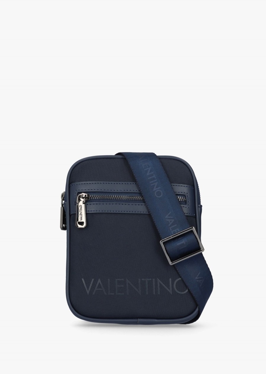 Mens VALENTINO Gifting | Mens Relove Recycle Oceano Crossbody Bag In Blue