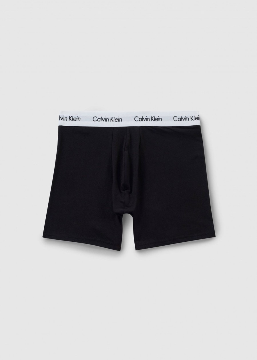 Mens CALVIN KLEIN Underwear | Mens Underwear 3 Pack Boxer Briefs In Black