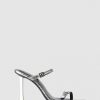 Womens BY FAR Heels | By Far Women'S Flick Silver Heels