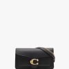 Womens COACH Clutch Bags | Women'S Tabby Chain Black Clutch Bag