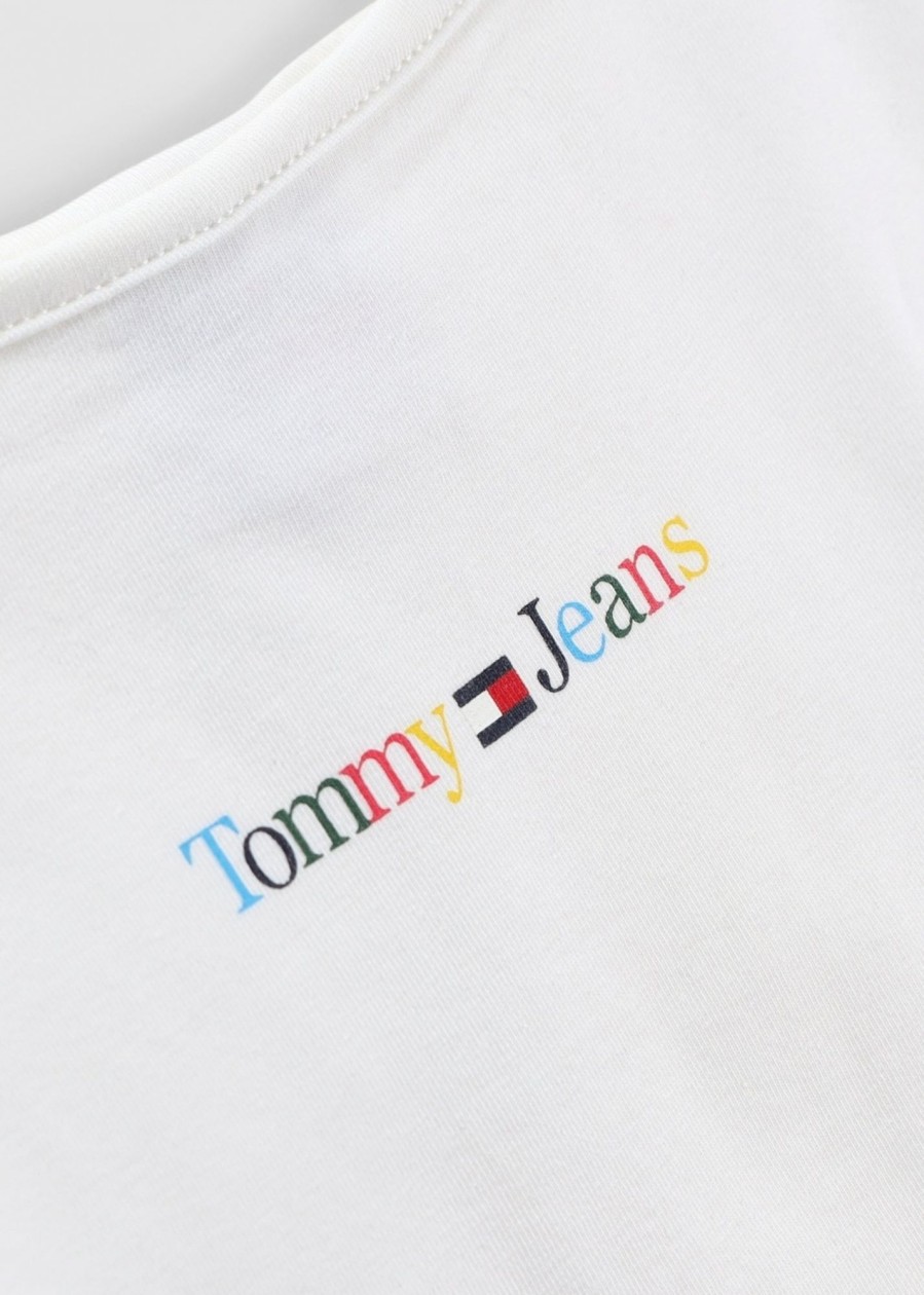 Womens TOMMY HILFIGER Tops | Th Rainbow Logo Strap Top