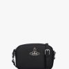 Womens VIVIENNE WESTWOOD Crossbody Bags | Womens Anna Biogreen Saffiano Camera Bag In Black