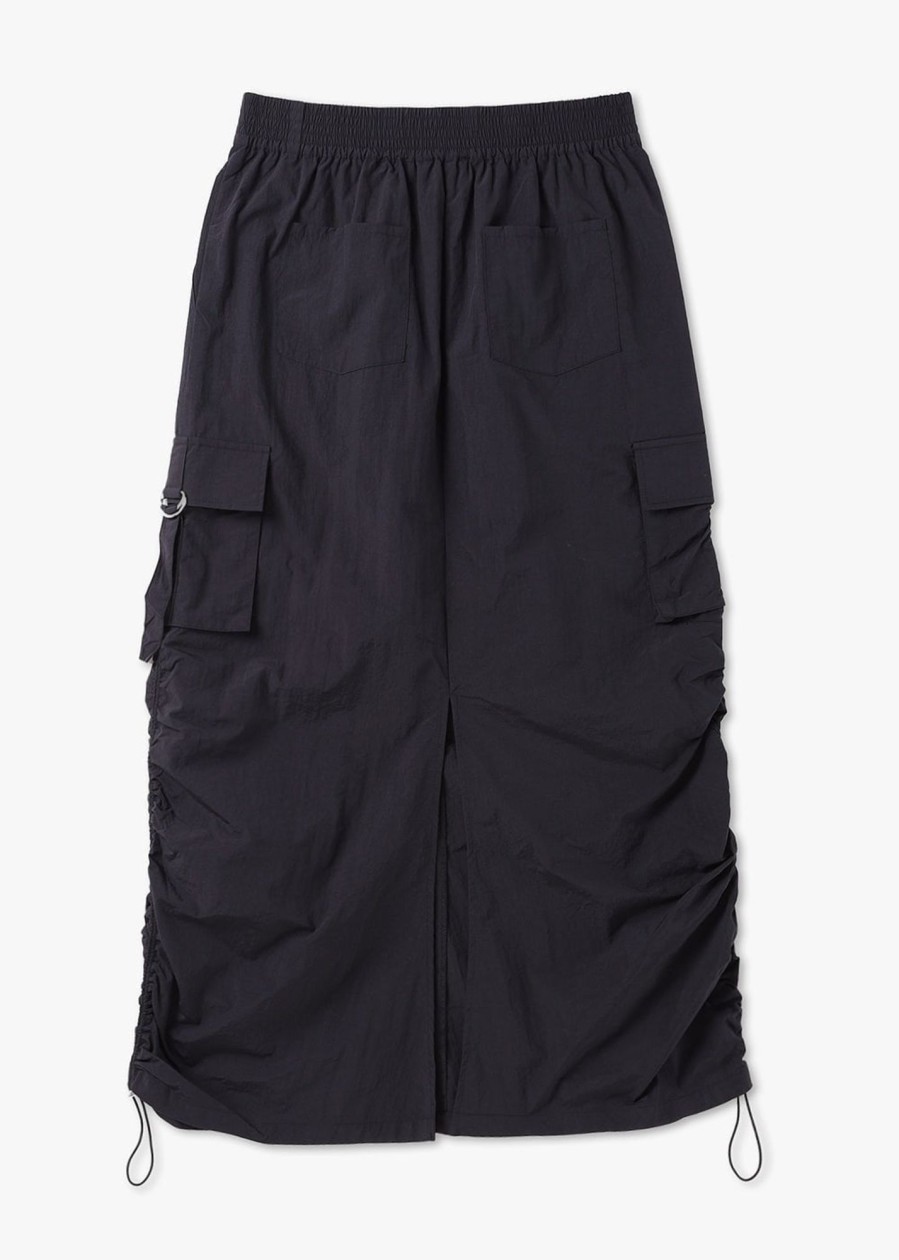 Womens LEVETE ROOM Skirts | Lroom Dallas Cargo Skirt With Drawstring