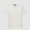 Mens REPLAY SARTORIALE T-Shirts | Mens Plain Crew Neck T-Shirt In Chalk