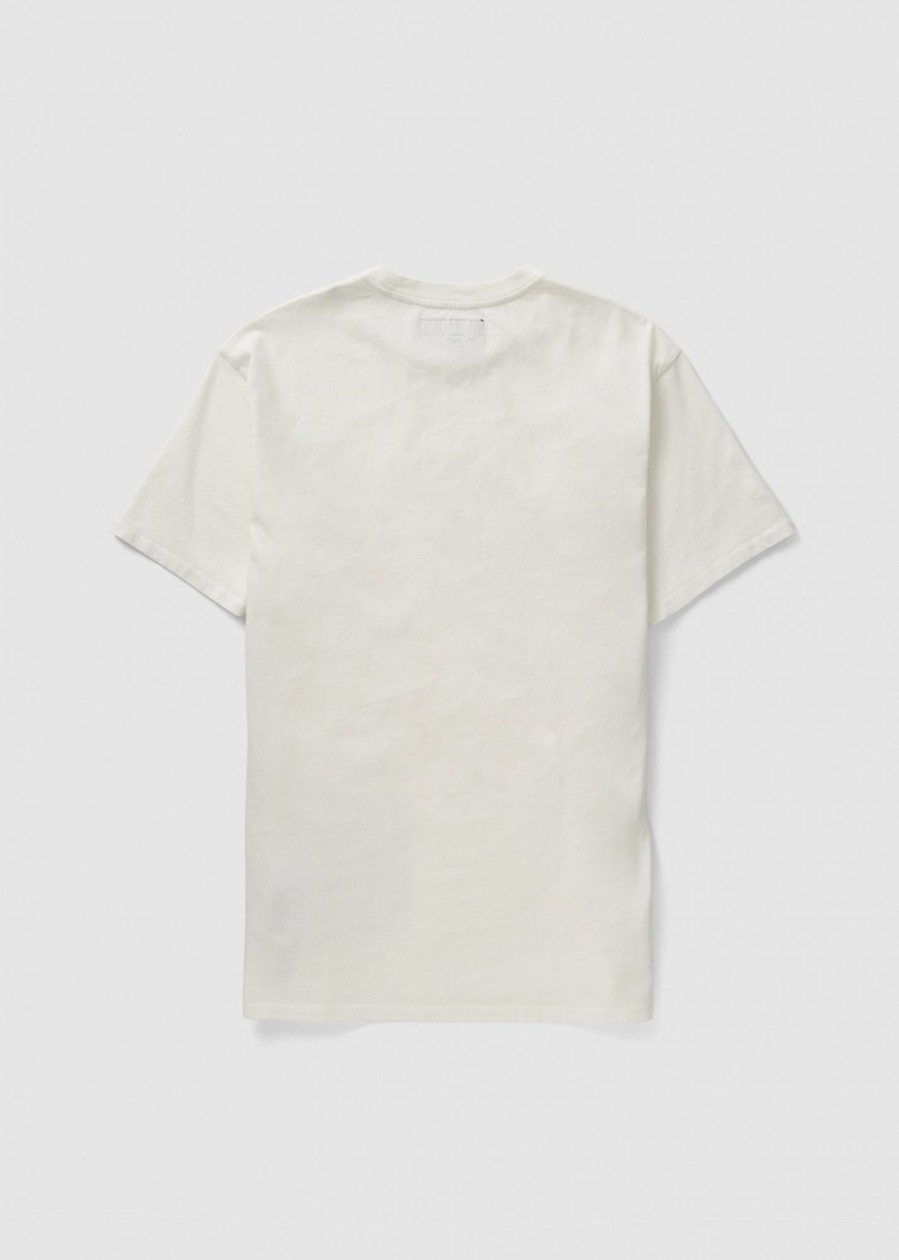 Mens REPLAY SARTORIALE T-Shirts | Mens Plain Crew Neck T-Shirt In Chalk