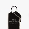 Womens MARC JACOBS Tote Bags | Womens The Jacquard Mini Phone Tote Bag In Black