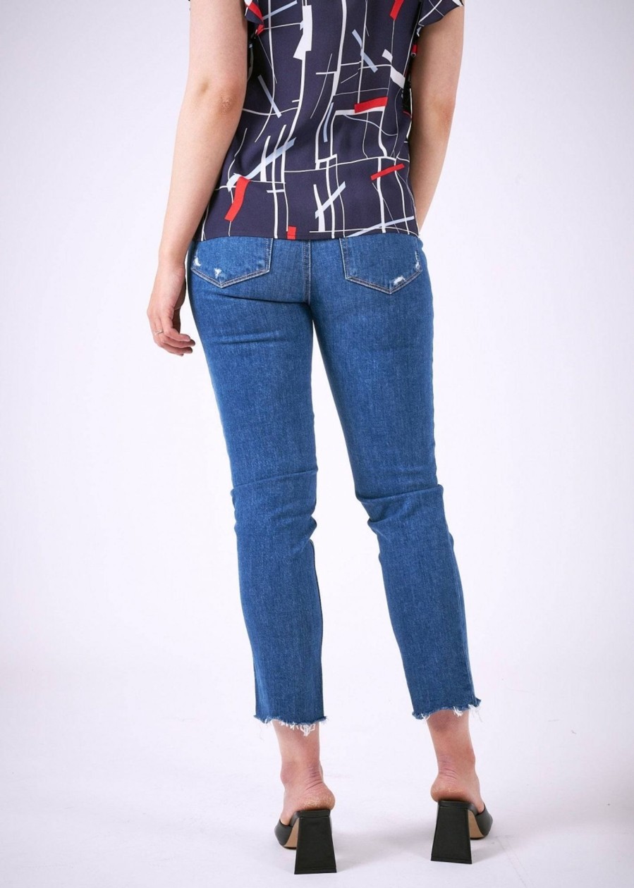 Womens PAIGE Jeans | Pa Sarah Slim Crop Jeans