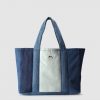 Womens FIORUCCI Tote Bags | Womens Denim Puffer Tote Bag In Blue