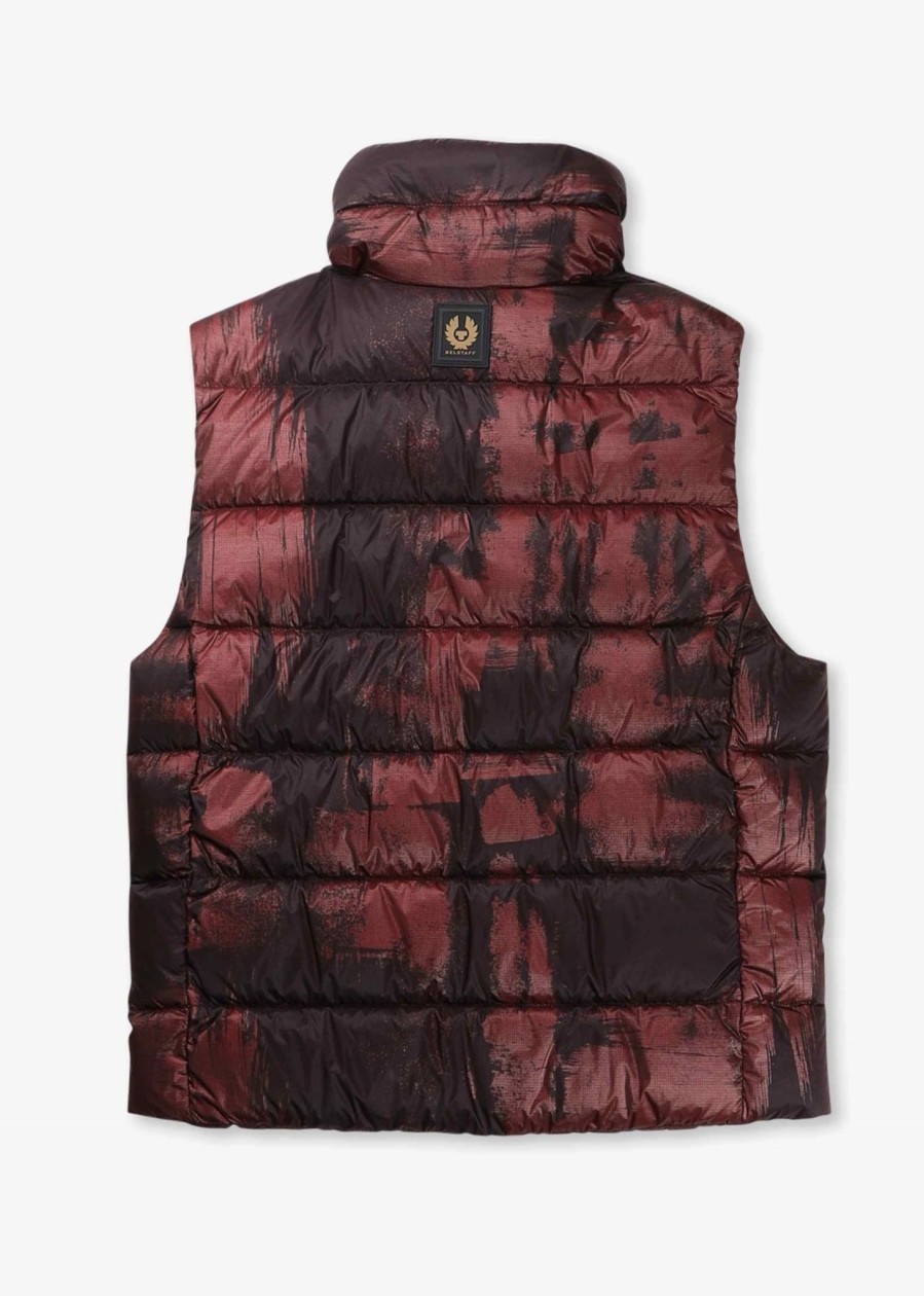 Womens BELSTAFF Coats & Jackets | Womens Abstract Laurel Down Gilet In Lava Red