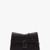 Womens MARC JACOBS Gifting | Womens The Galactic Glitter St Marc Leather Chain Wallet In Black