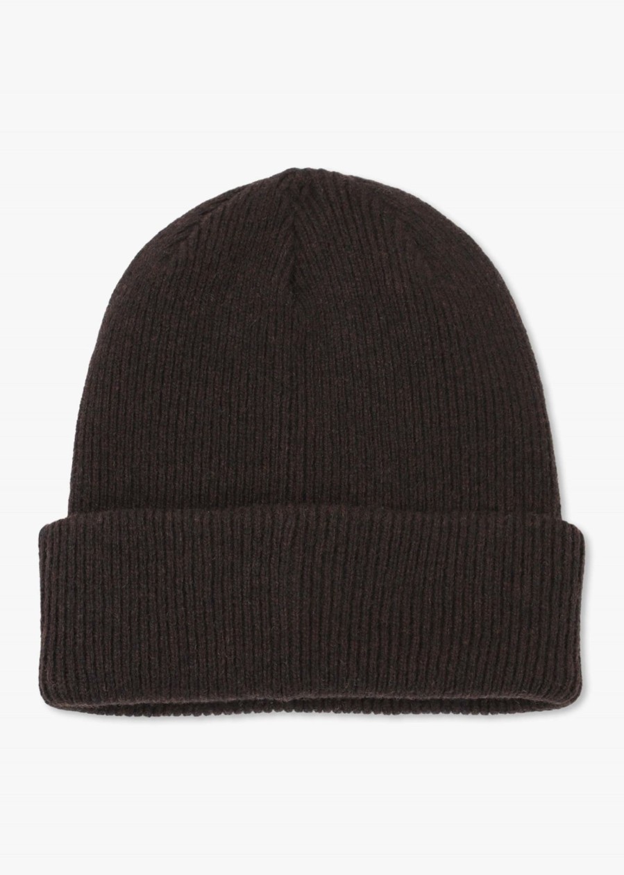 Mens NORSE PROJECTS Gifting | Mens Merino Lambswool Beanie In Brown