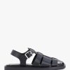 Womens SHOE THE BEAR Sandals | Womens Krista Fisherman Leather Sandals In Black